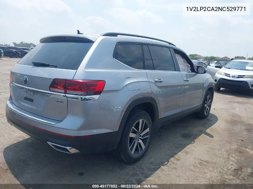 1V2LP2CA2NC529771 2022 Volkswagen Atlas 2.0T Se