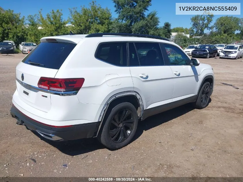 1V2KR2CA8NC555409 2022 Volkswagen Atlas 3.6L V6 Se W/Technology