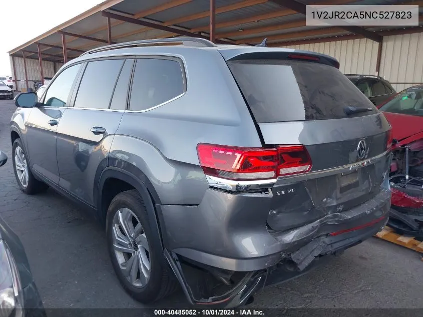 2022 Volkswagen Atlas Se VIN: 1V2JR2CA5NC527823 Lot: 40485052