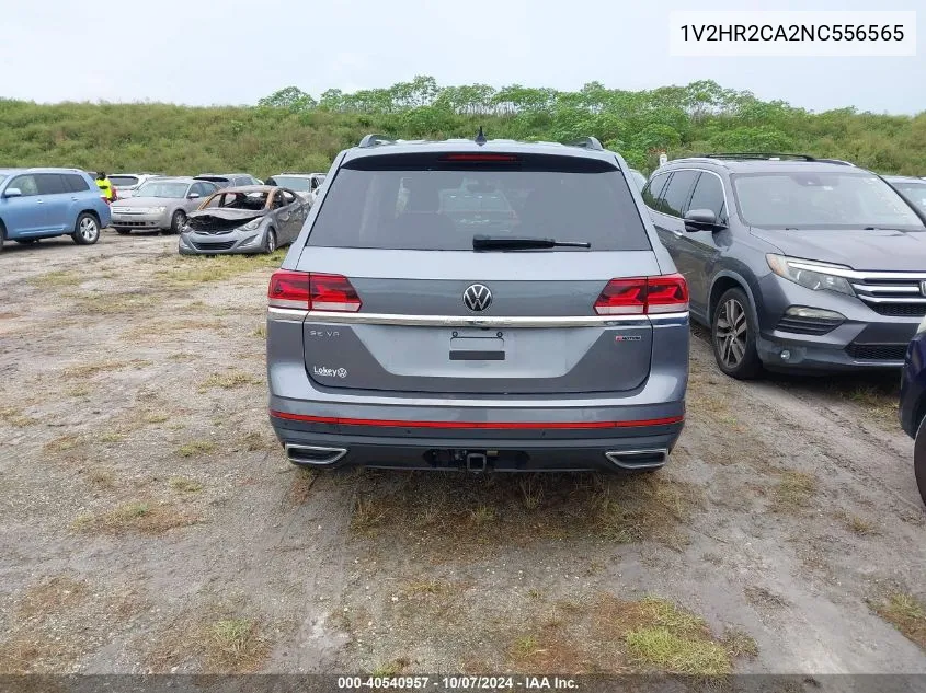 1V2HR2CA2NC556565 2022 Volkswagen Atlas 3.6L V6 Se W/Technology