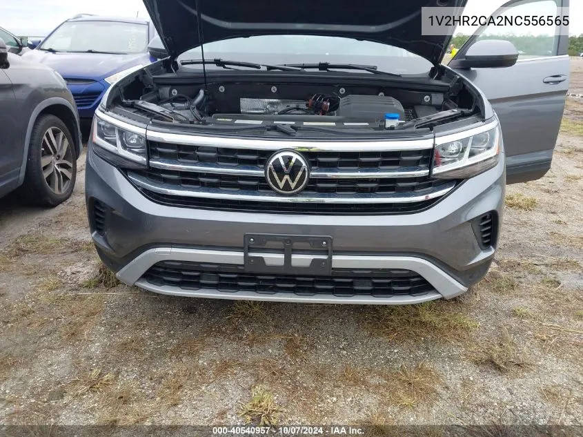 1V2HR2CA2NC556565 2022 Volkswagen Atlas 3.6L V6 Se W/Technology