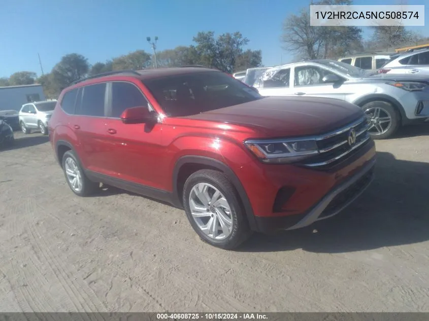 1V2HR2CA5NC508574 2022 Volkswagen Atlas 3.6L V6 Se W/Technology