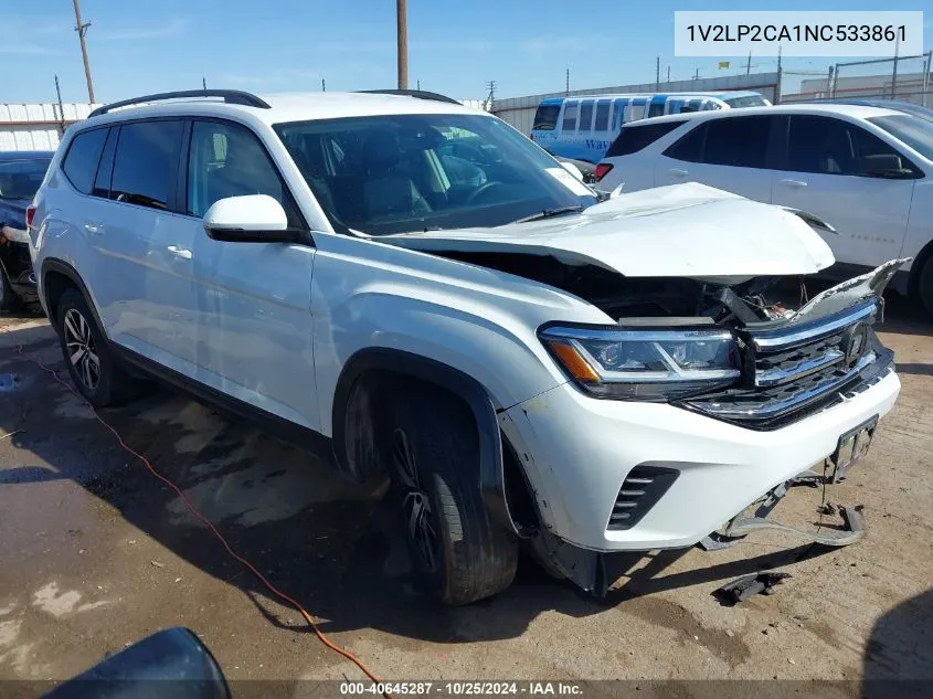 2022 Volkswagen Atlas 2.0T Se VIN: 1V2LP2CA1NC533861 Lot: 40645287