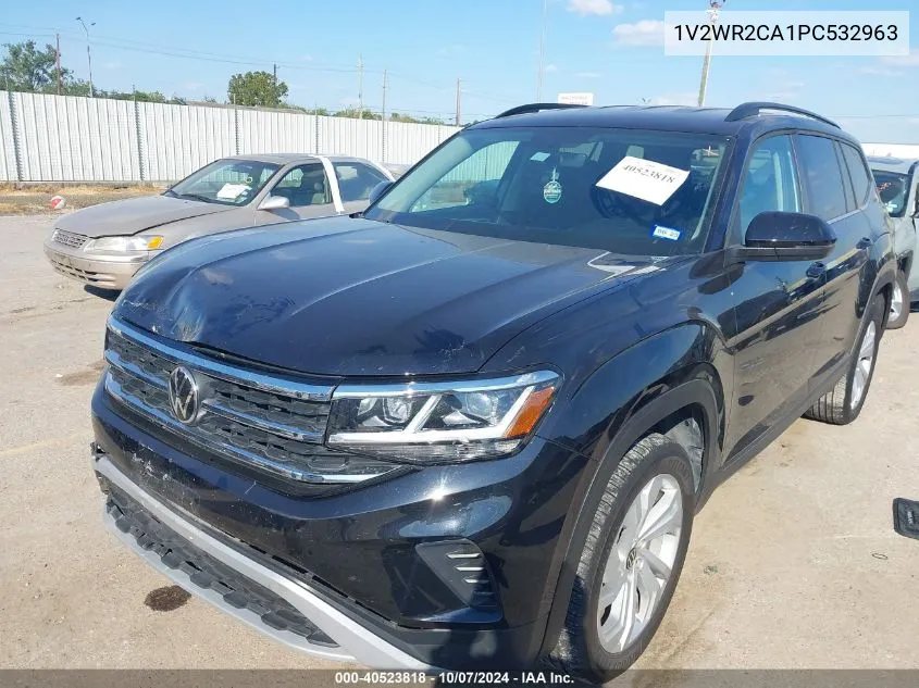 2023 Volkswagen Atlas 3.6L V6 Se W/Technology VIN: 1V2WR2CA1PC532963 Lot: 40523818