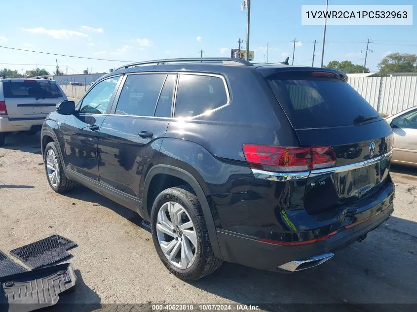 2023 Volkswagen Atlas 3.6L V6 Se W/Technology VIN: 1V2WR2CA1PC532963 Lot: 40523818