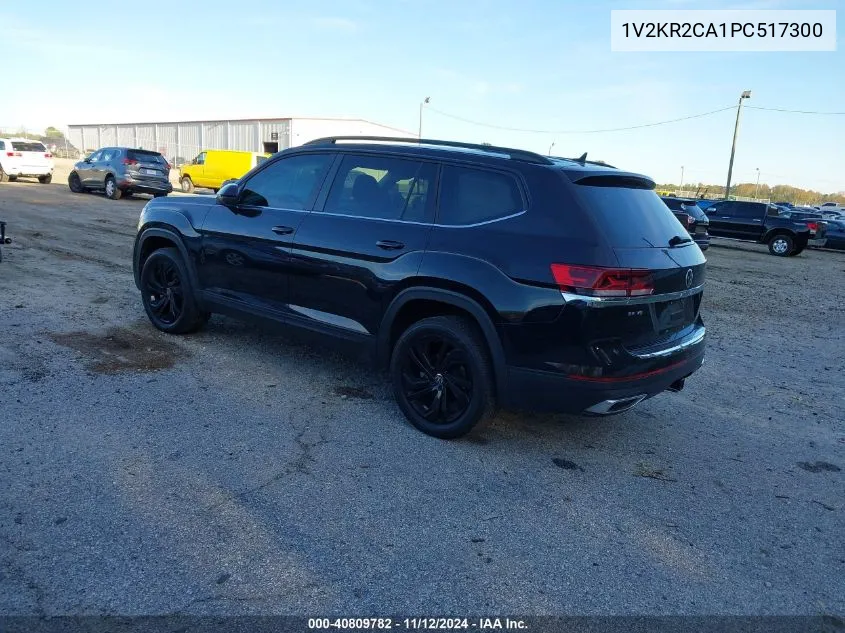 2023 Volkswagen Atlas 3.6L V6 Se W/Technology VIN: 1V2KR2CA1PC517300 Lot: 40809782