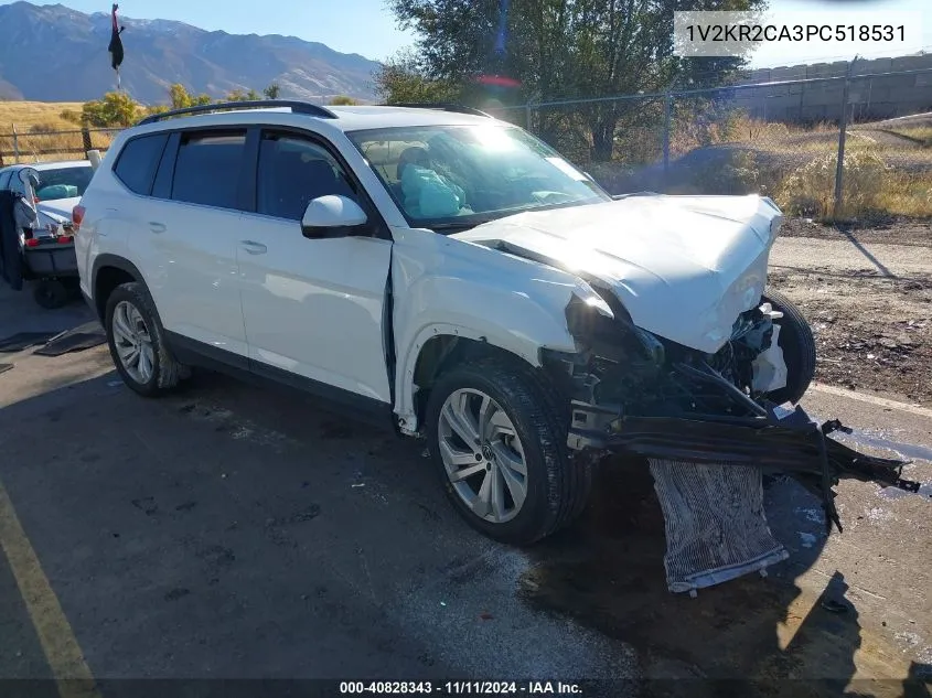 2023 Volkswagen Atlas 3.6L V6 Se W/Technology VIN: 1V2KR2CA3PC518531 Lot: 40828343