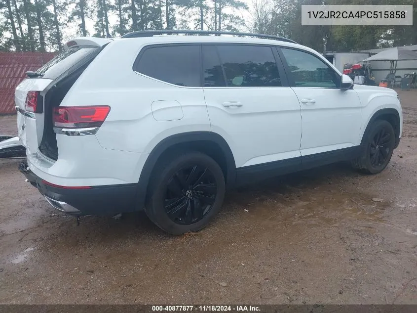 2023 Volkswagen Atlas 3.6L V6 Se W/Technology VIN: 1V2JR2CA4PC515858 Lot: 40877877