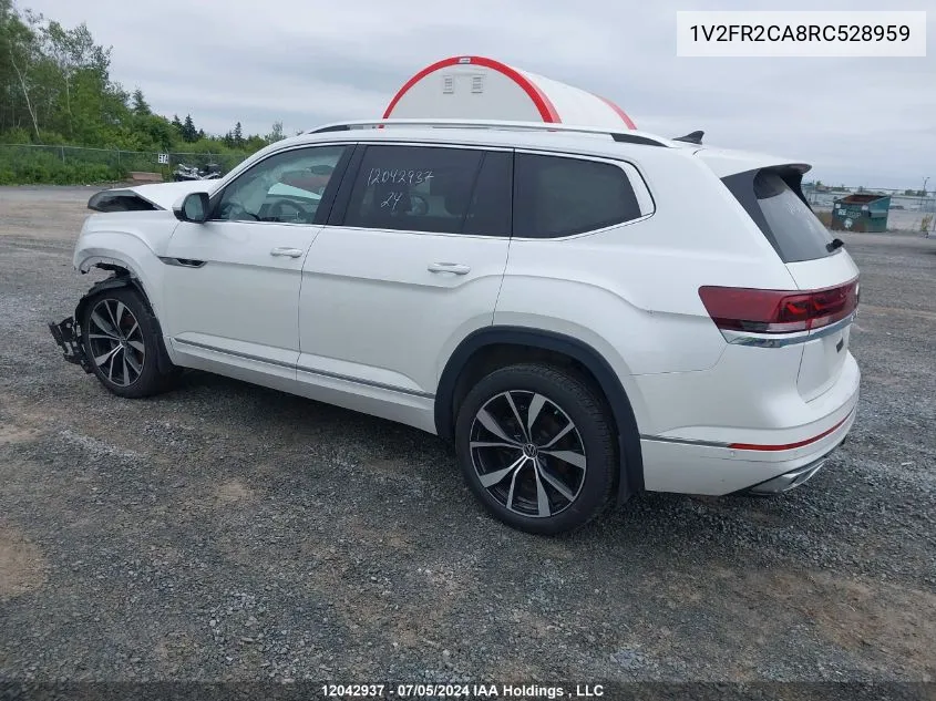 1V2FR2CA8RC528959 2024 Volkswagen Atlas