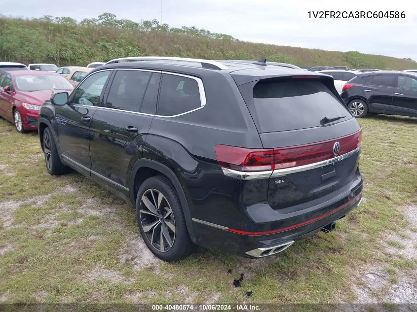 2024 Volkswagen Atlas Sel Premium R-Line VIN: 1V2FR2CA3RC604586 Lot: 40480574