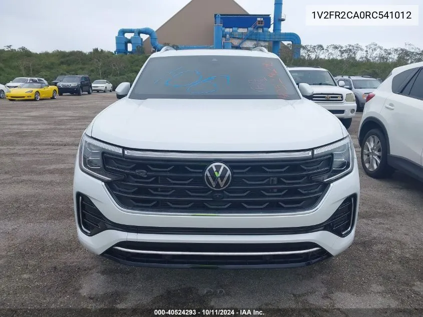 2024 Volkswagen Atlas Sel Premium R-Line VIN: 1V2FR2CA0RC541012 Lot: 40524293