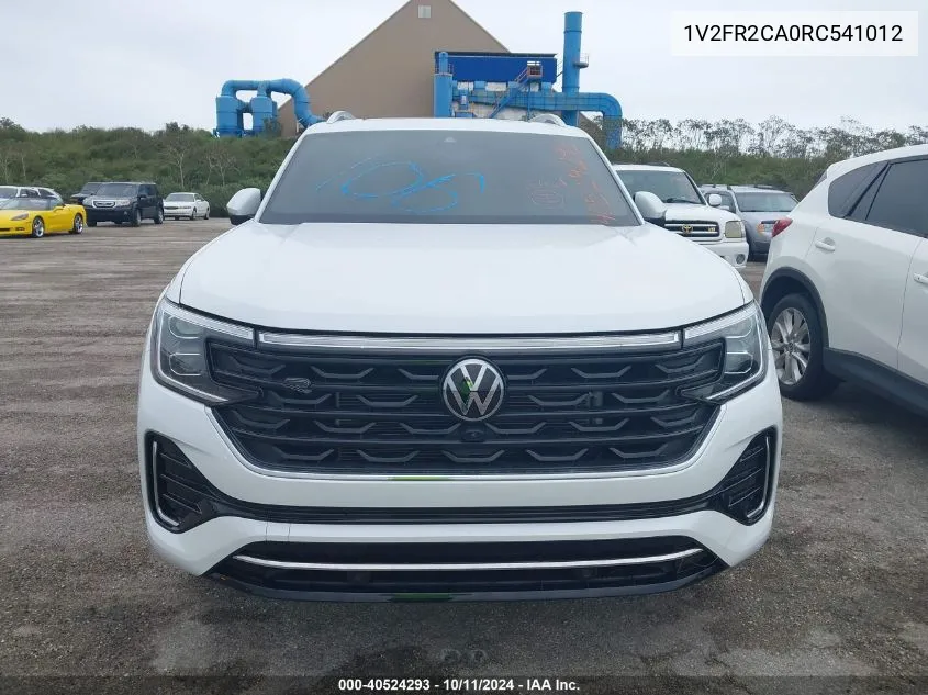 2024 Volkswagen Atlas Sel Premium R-Line VIN: 1V2FR2CA0RC541012 Lot: 40524293