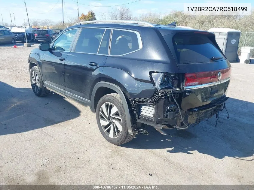 2024 Volkswagen Atlas 2.0T Sel VIN: 1V2BR2CA7RC518499 Lot: 40786787