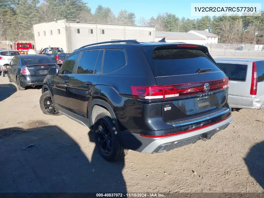 2024 Volkswagen Atlas 2.0T Peak Edition Se W/Technology VIN: 1V2CR2CA7RC577301 Lot: 40837072