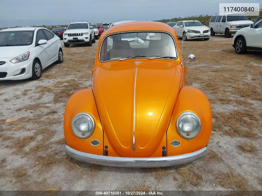 1967 Volkswagen Beetle VIN: 117400840 Lot: 40710351