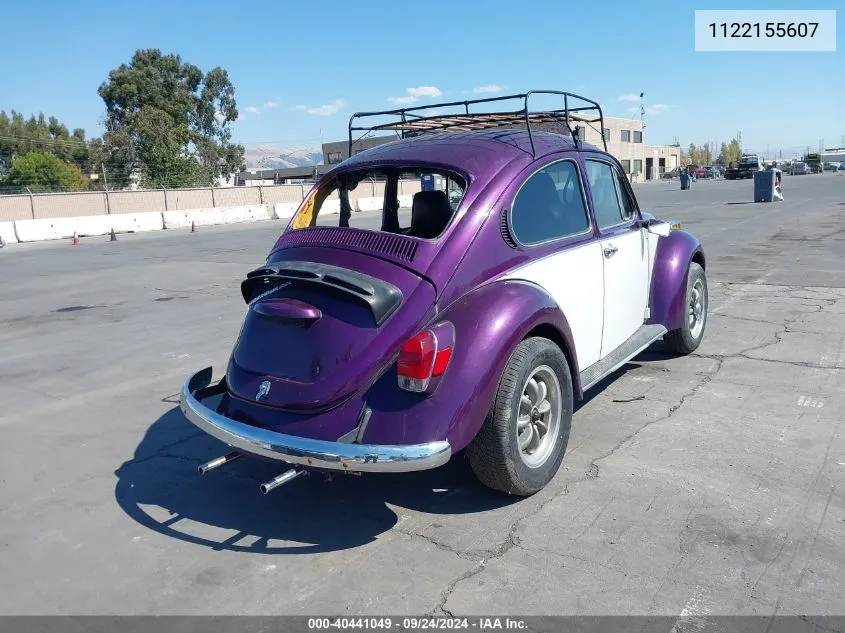 1972 Volkswagen Beetle VIN: 1122155607 Lot: 40441049