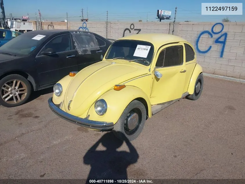 1972 Volkswagen Beetle VIN: 1122497159 Lot: 40711898