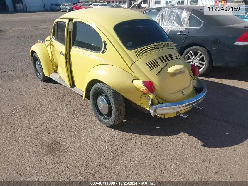 1972 Volkswagen Beetle VIN: 1122497159 Lot: 40711898