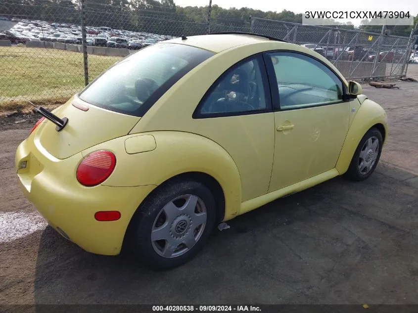 3VWCC21CXXM473904 1999 Volkswagen New Beetle Gls