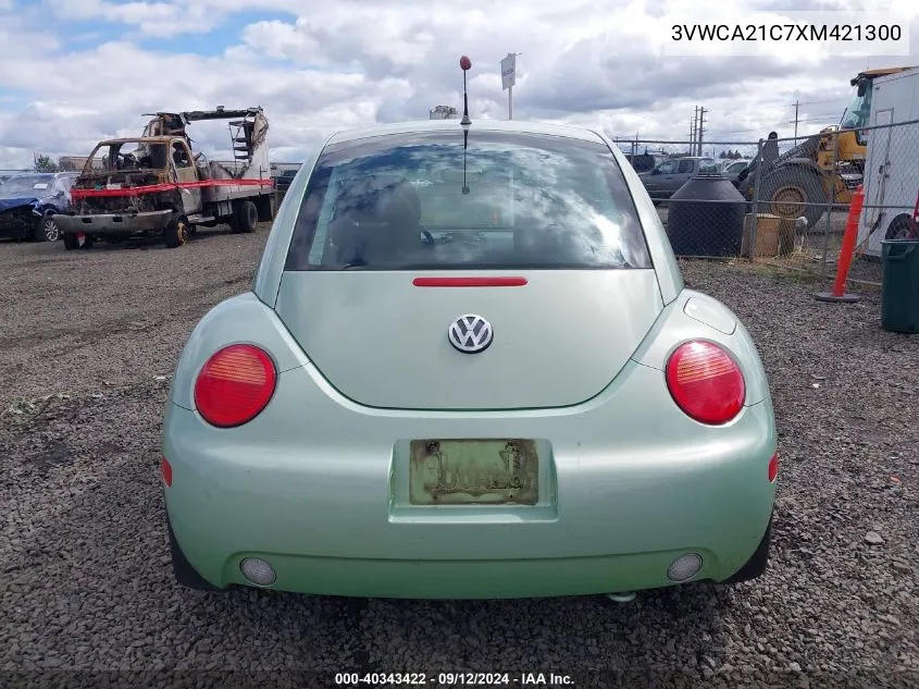 3VWCA21C7XM421300 1999 Volkswagen New Beetle Gls