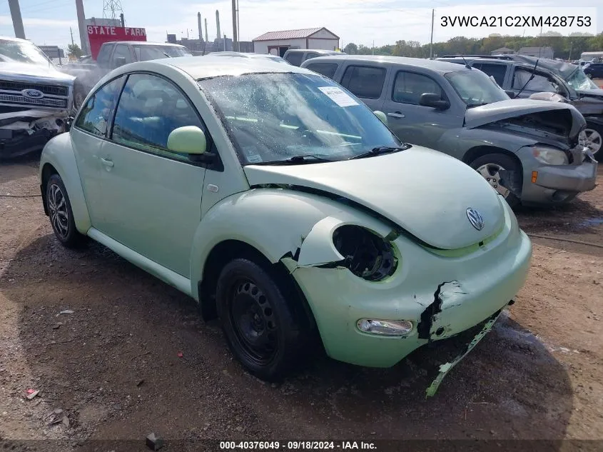 3VWCA21C2XM428753 1999 Volkswagen New Beetle Gls