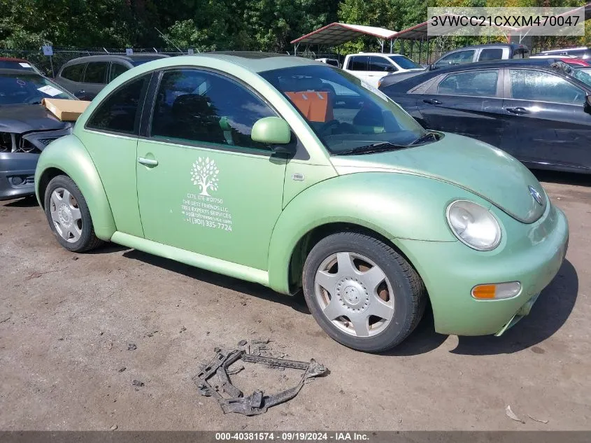 3VWCC21CXXM470047 1999 Volkswagen New Beetle Gls