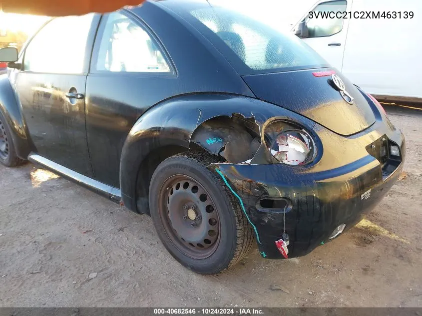 1999 Volkswagen New Beetle Gls VIN: 3VWCC21C2XM463139 Lot: 40682546