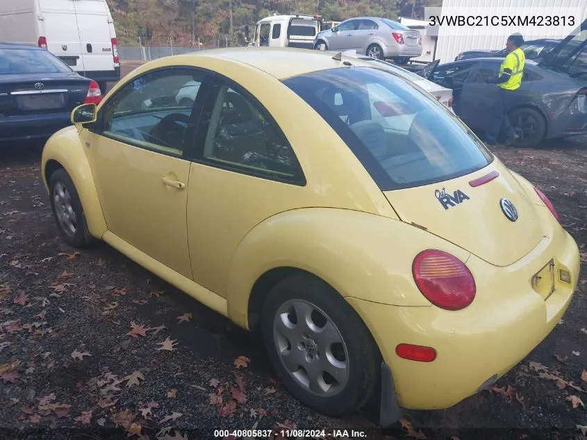 1999 Volkswagen New Beetle Gl VIN: 3VWBC21C5XM423813 Lot: 40805837