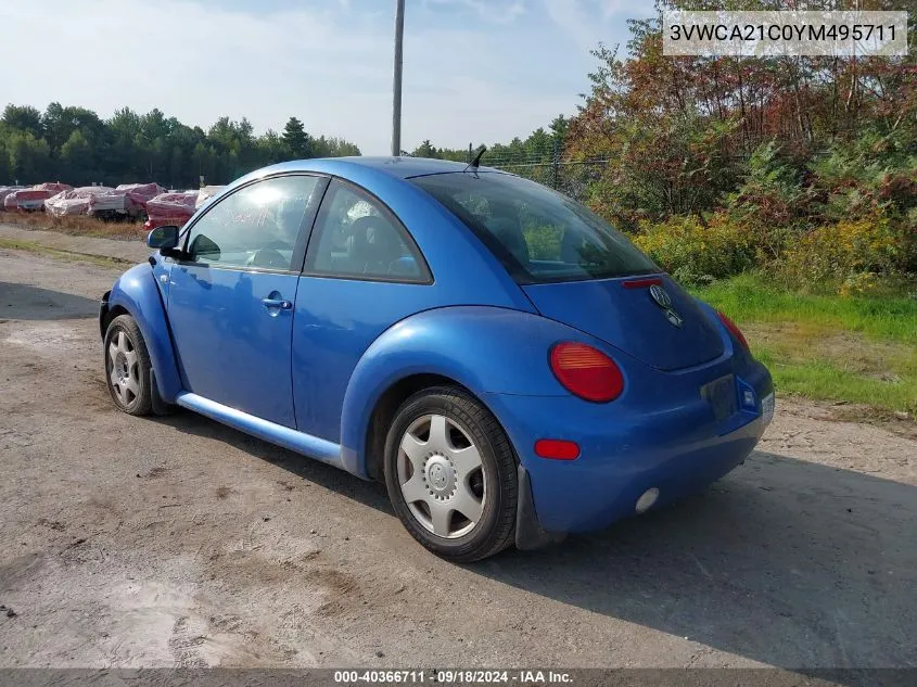 3VWCA21C0YM495711 2000 Volkswagen New Beetle Gls