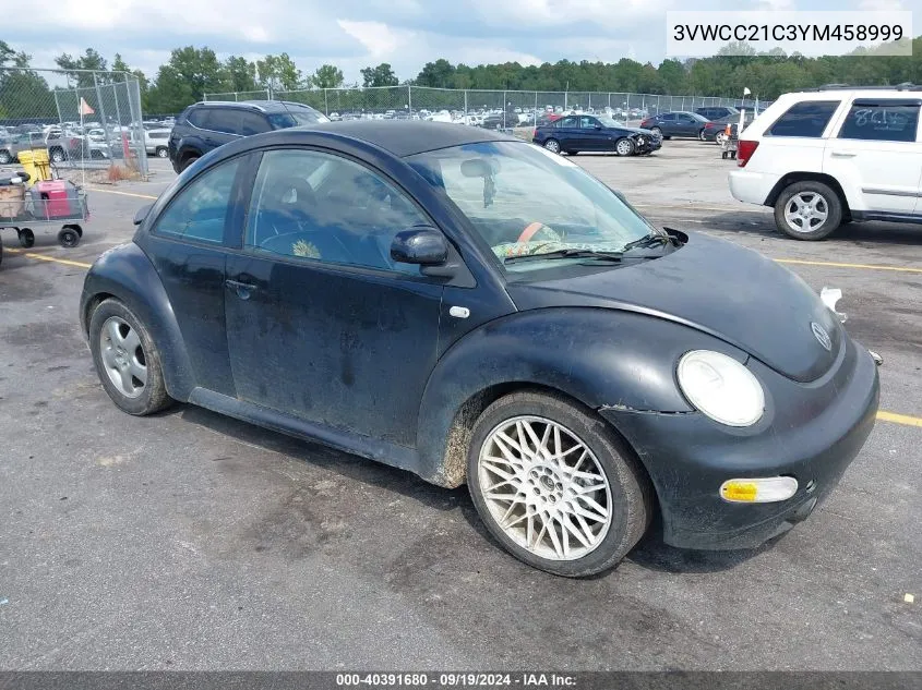 3VWCC21C3YM458999 2000 Volkswagen New Beetle Gls