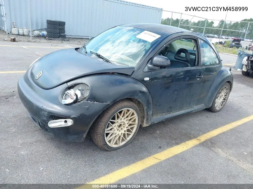 3VWCC21C3YM458999 2000 Volkswagen New Beetle Gls