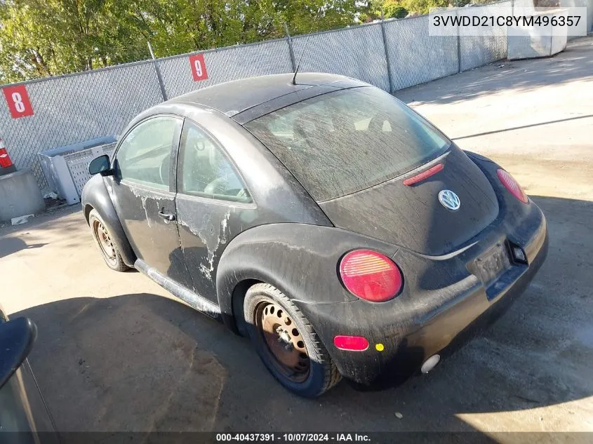 3VWDD21C8YM496357 2000 Volkswagen New Beetle Glx