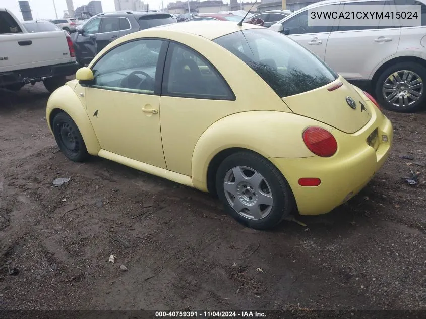 3VWCA21CXYM415024 2000 Volkswagen New Beetle Gls