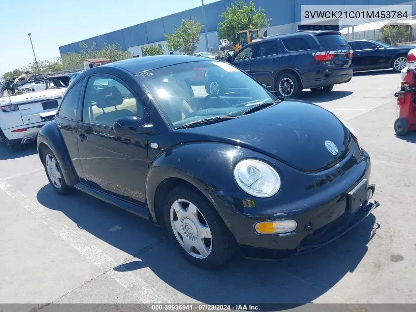 2001 Volkswagen New Beetle Gls VIN: 3VWCK21C01M453784 Lot: 39935941