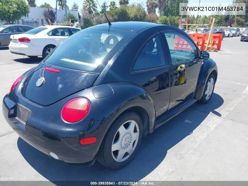 2001 Volkswagen New Beetle Gls VIN: 3VWCK21C01M453784 Lot: 39935941