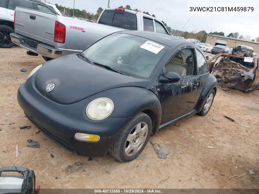 3VWCK21C81M459879 2001 Volkswagen New Beetle Gls