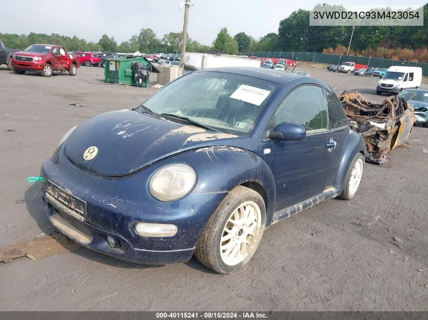 2003 Volkswagen New Beetle Glx VIN: 3VWDD21C93M423054 Lot: 40115241