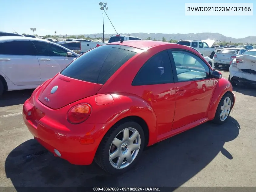 3VWDD21C23M437166 2003 Volkswagen New Beetle Glx