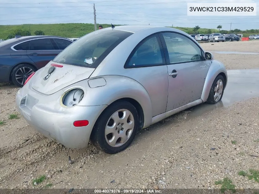 3VWCK21C33M429529 2003 Volkswagen New Beetle Gls 2.0L