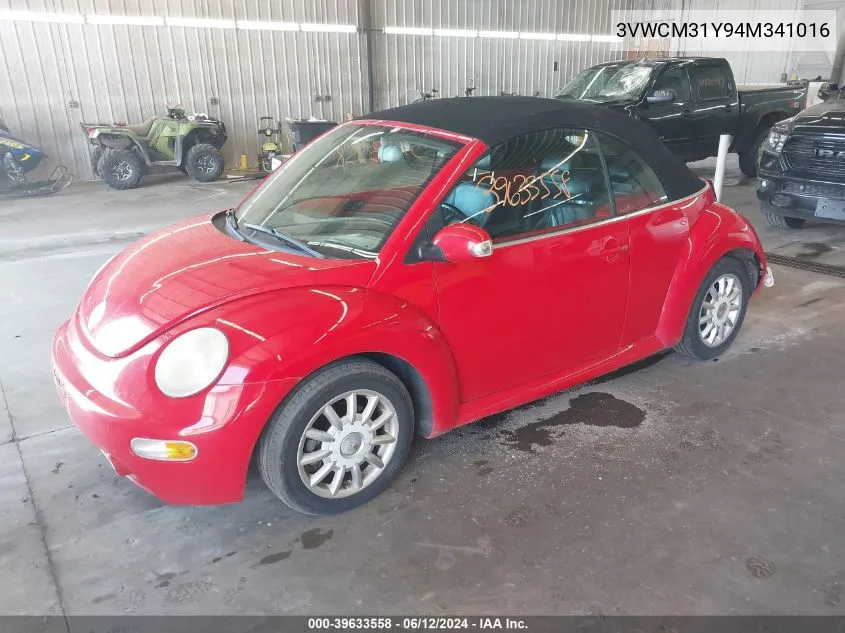 3VWCM31Y94M341016 2004 Volkswagen New Beetle Gls