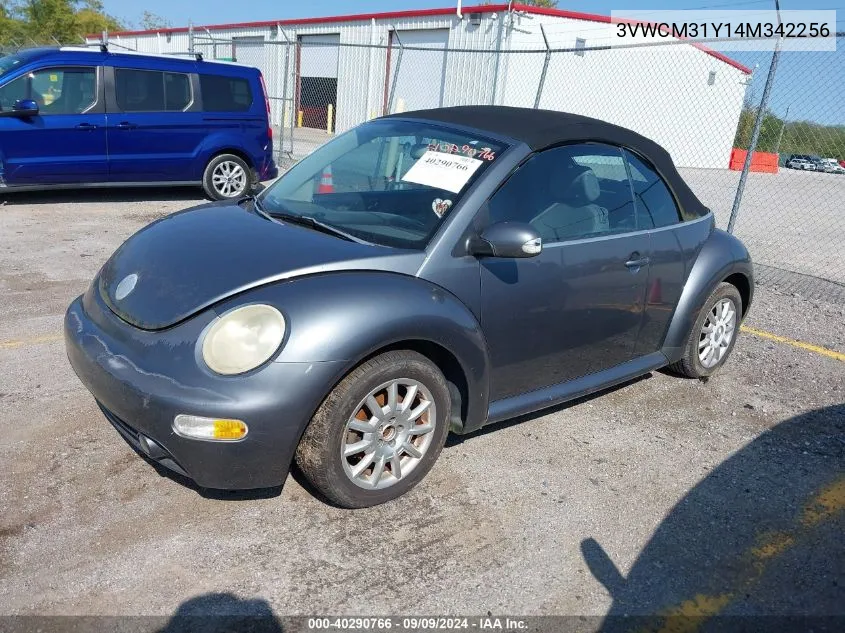 3VWCM31Y14M342256 2004 Volkswagen New Beetle Gls