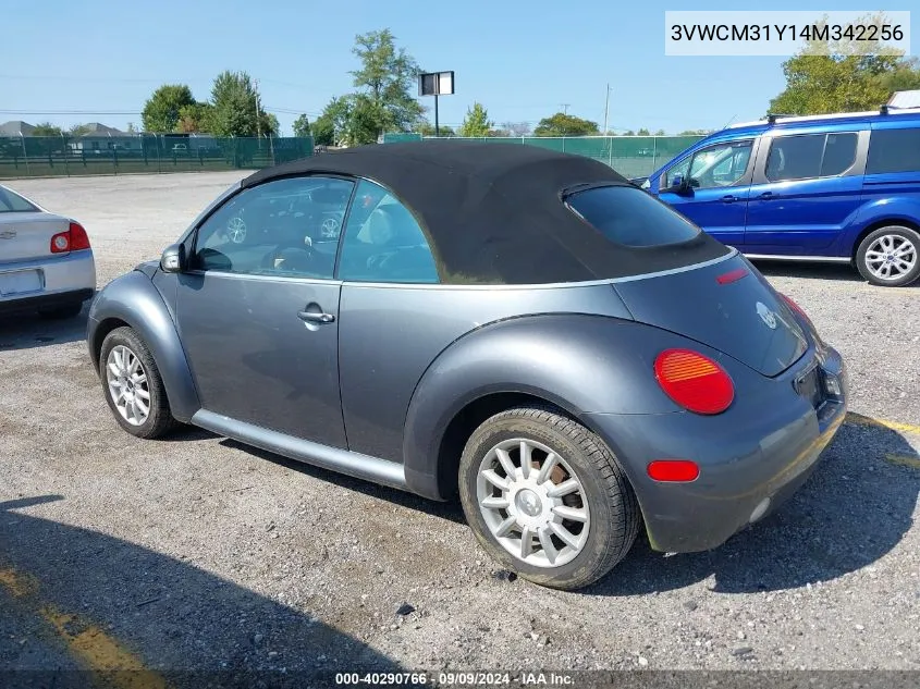 3VWCM31Y14M342256 2004 Volkswagen New Beetle Gls