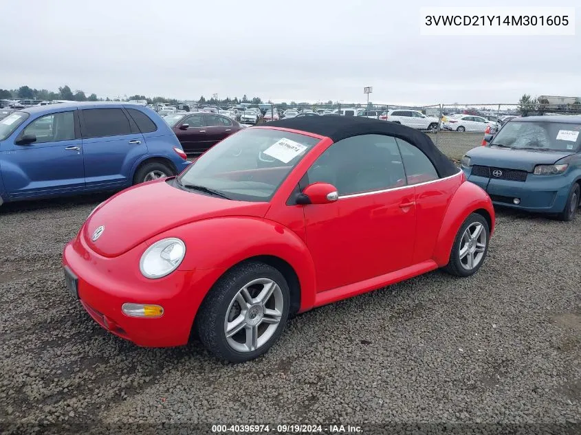 3VWCD21Y14M301605 2004 Volkswagen New Beetle Gls 1.8T