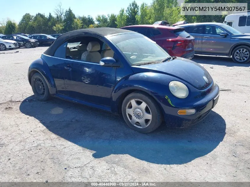 3VWCM21Y54M307567 2004 Volkswagen New Beetle Gls