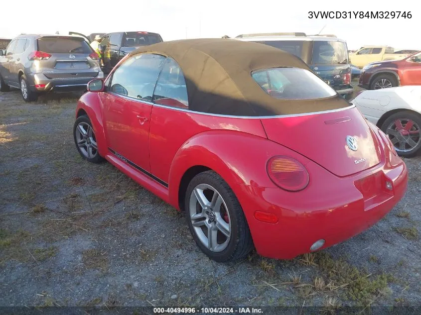 3VWCD31Y84M329746 2004 Volkswagen New Beetle Gls 1.8T