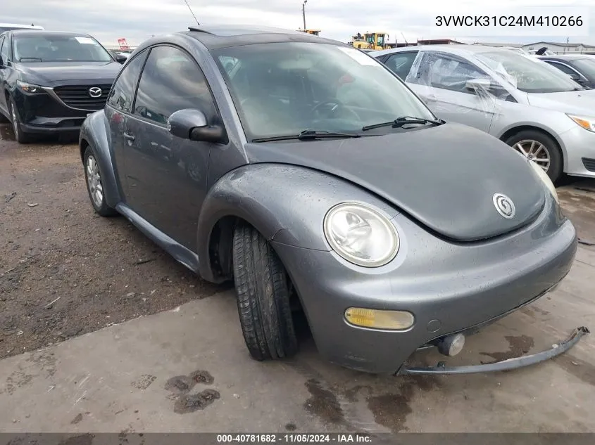 2004 Volkswagen New Beetle Gls 2.0L VIN: 3VWCK31C24M410266 Lot: 40781682