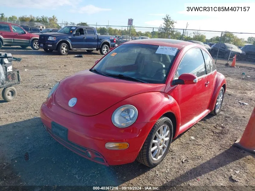 3VWCR31C85M407157 2005 Volkswagen New Beetle Gls Tdi