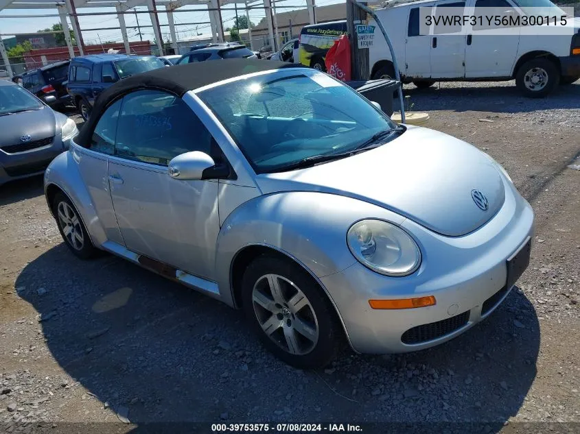 3VWRF31Y56M300115 2006 Volkswagen New Beetle 2.5