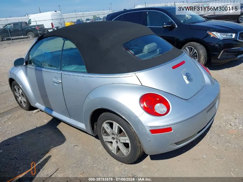 3VWRF31Y56M300115 2006 Volkswagen New Beetle 2.5