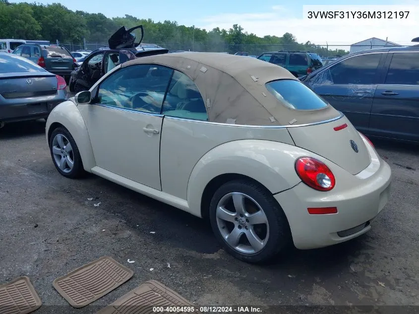 3VWSF31Y36M312197 2006 Volkswagen New Beetle Convertible Option Pkg 2